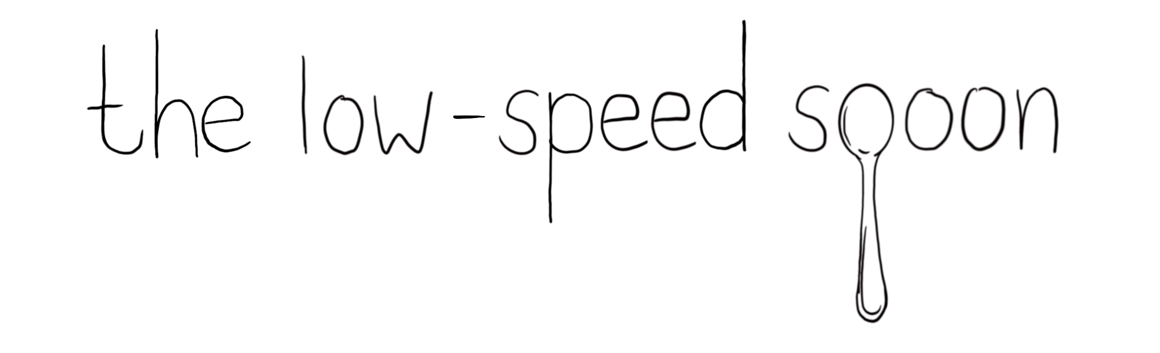 the low-speed spoon logo